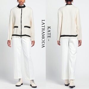 ✨NEW!✨ KATE by LATRAMODA Women’s Tweed Zip Up Jacket - Size 40